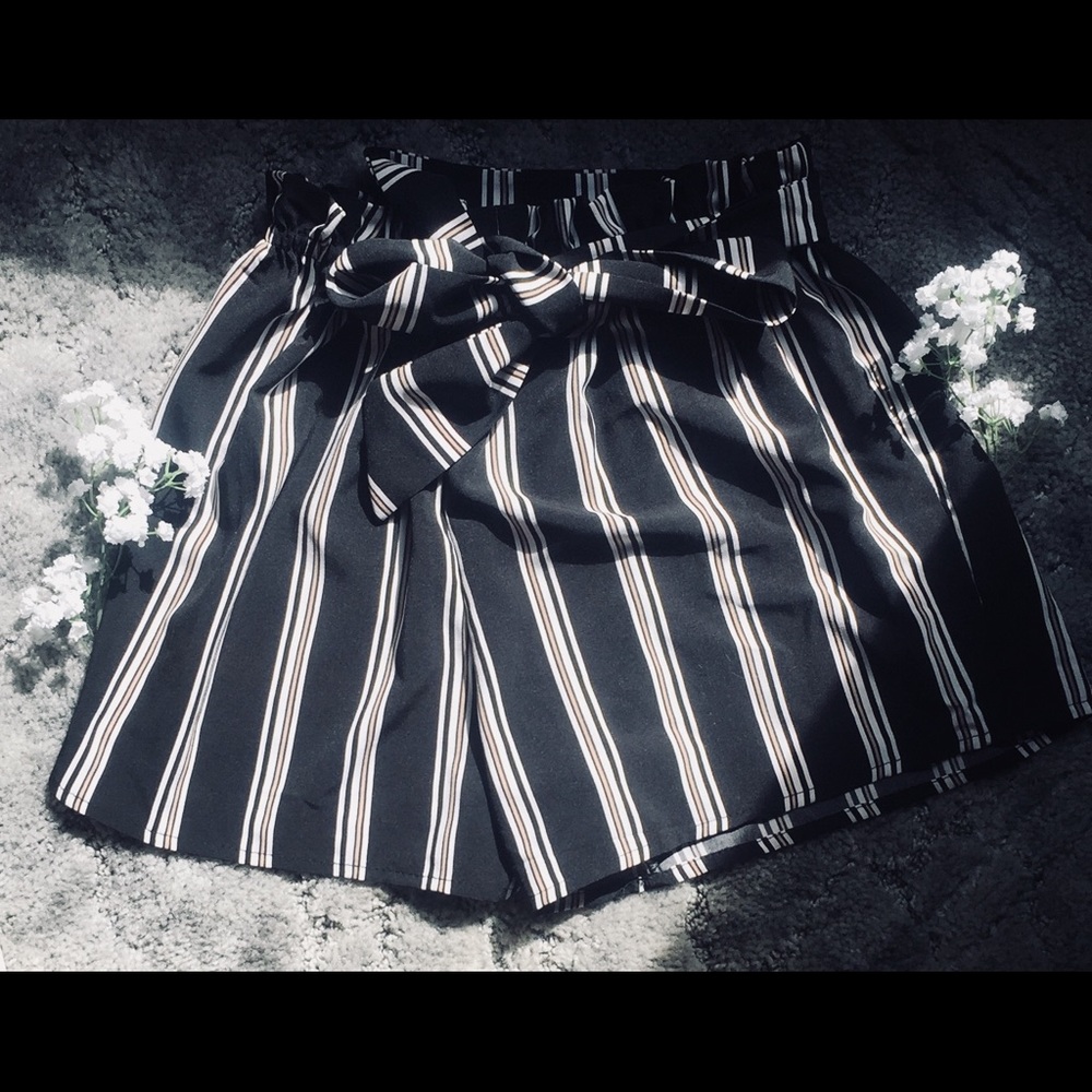 Rue21 Silky Paperbag Shorts with Tie Belt
